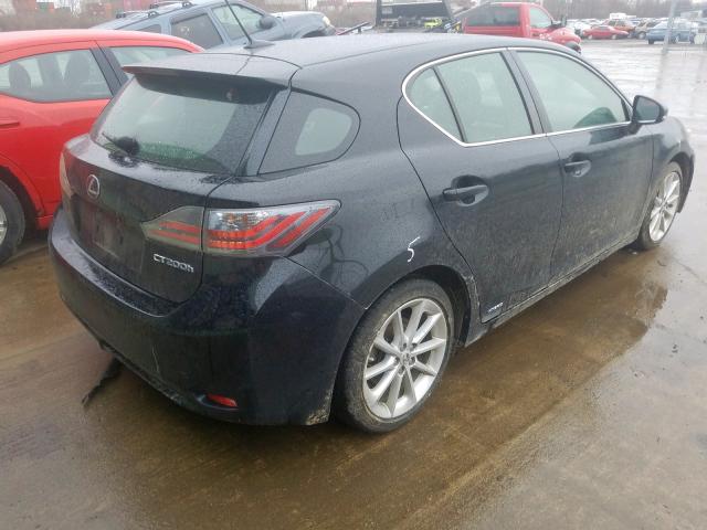 JTHKD5BHXB2022655 - 2011 LEXUS CT 200  photo 4