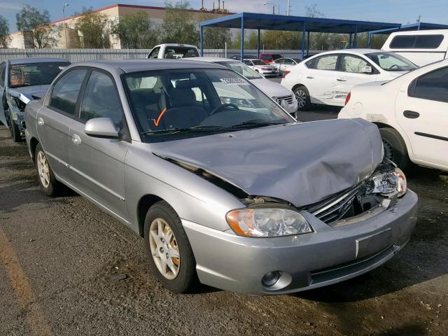 KNAFB121725174294 - 2002 KIA SPECTRA BA SILVER photo 1