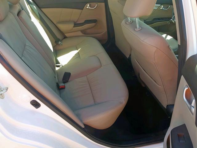 19XFB2F9XFE075987 - 2015 HONDA CIVIC EXL 白色 照片 6