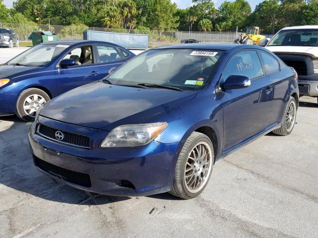 JTKDE177560131342 - 2006 TOYOTA SCION TC BLUE photo 2