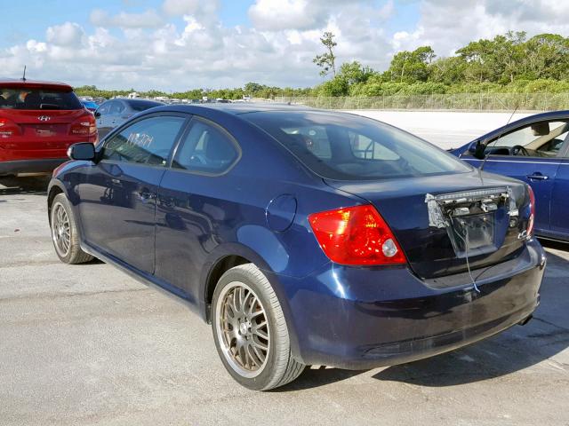 JTKDE177560131342 - 2006 TOYOTA SCION TC BLUE photo 3