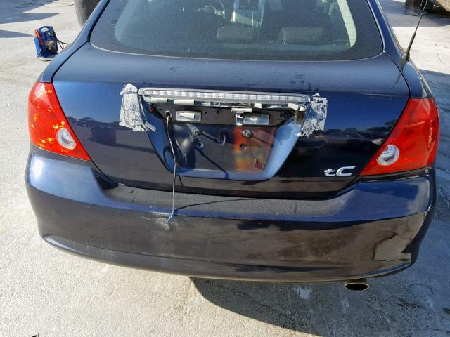 JTKDE177560131342 - 2006 TOYOTA SCION TC BLUE photo 9