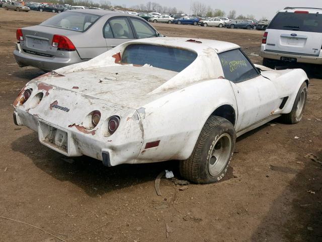 1Z37L7S423842 - 1977 CHEVROLET CORVETTE WHITE photo 4