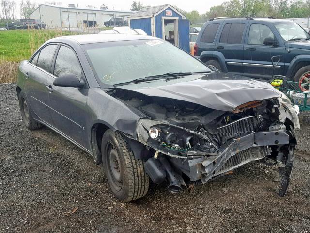 1G2ZF58B874251638 - 2007 PONTIAC G6 VALUE L GRAY photo 1