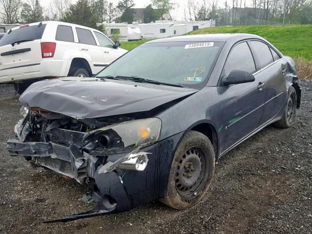 1G2ZF58B874251638 - 2007 PONTIAC G6 VALUE L GRAY photo 2