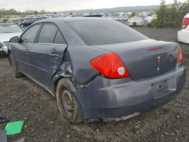 1G2ZF58B874251638 - 2007 PONTIAC G6 VALUE L GRAY photo 3