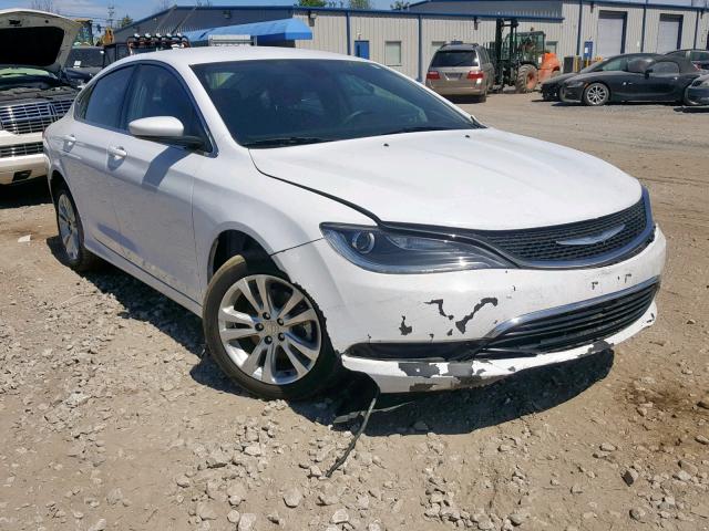 1C3CCCAB2FN745760 - 2015 CHRYSLER 200 LIMITE WHITE photo 1