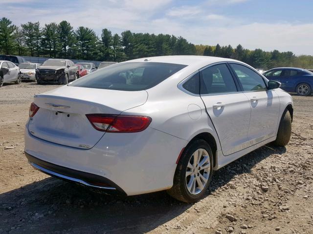 1C3CCCAB2FN745760 - 2015 CHRYSLER 200 LIMITE WHITE photo 4