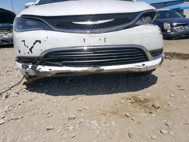 1C3CCCAB2FN745760 - 2015 CHRYSLER 200 LIMITE WHITE photo 9