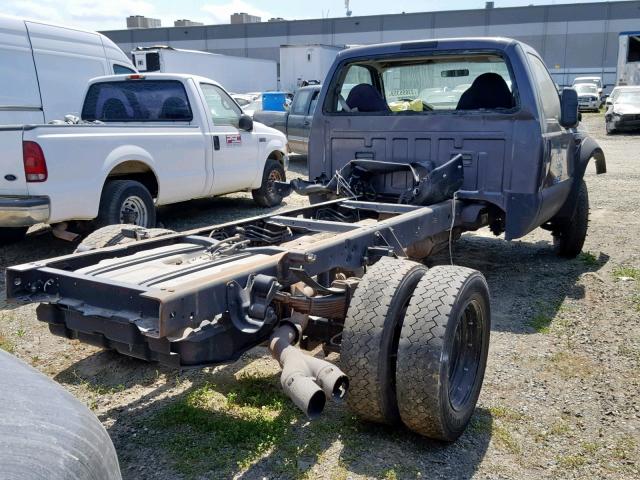 1FDAF57R48EA98173 - 2008 FORD F550 SUPER BLACK photo 4