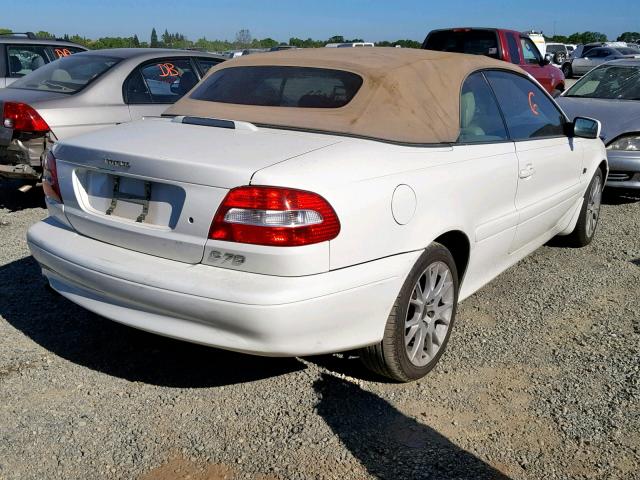 YV1NC62D44J050314 - 2004 VOLVO C70 HPT WHITE photo 4