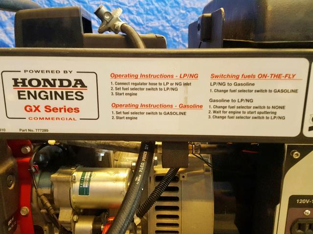 10065281 - 2007 HONDA GENERATOR BLACK photo 9