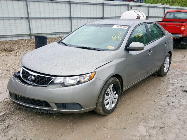 KNAFU4A29C5597143 - 2012 KIA FORTE EX GRAY photo 2