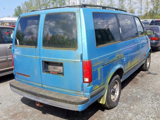 1GKEL19W4PB545714 - 1993 GMC SAFARI XT BLUE photo 4