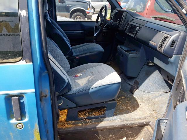 1GKEL19W4PB545714 - 1993 GMC SAFARI XT BLUE photo 5