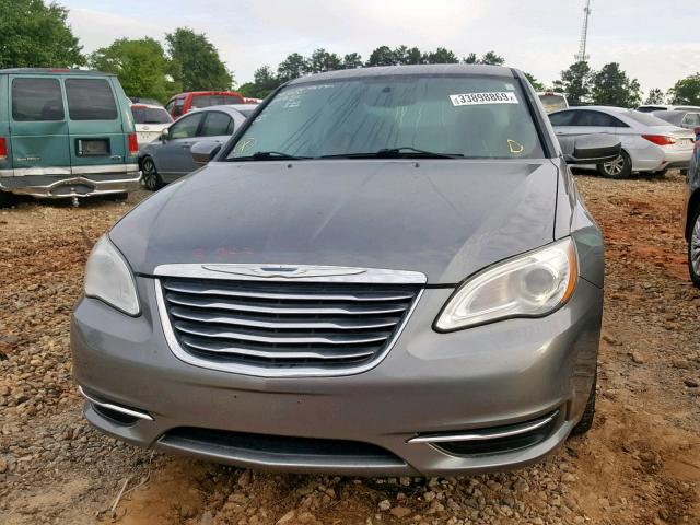 1C3CCBBB4CN171053 - 2012 CHRYSLER 200 TOURIN GRAY photo 9