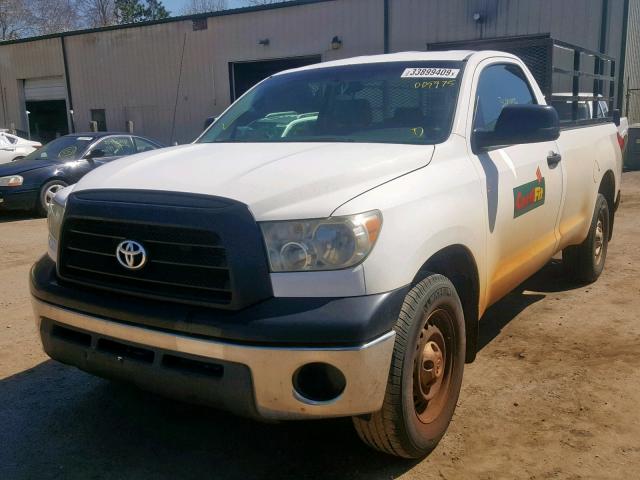 5TFLU52118X009975 - 2008 TOYOTA TUNDRA WHITE photo 2