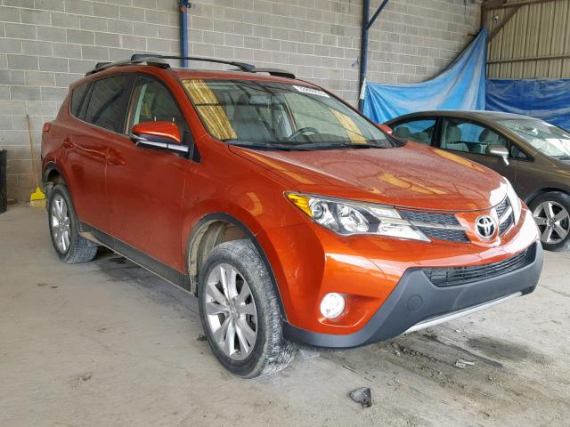 JTMYFREVXFJ044570 - 2015 TOYOTA RAV4 LIMIT ORANGE photo 1