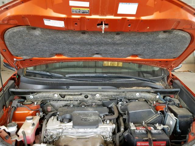 JTMYFREVXFJ044570 - 2015 TOYOTA RAV4 LIMIT ORANGE photo 7