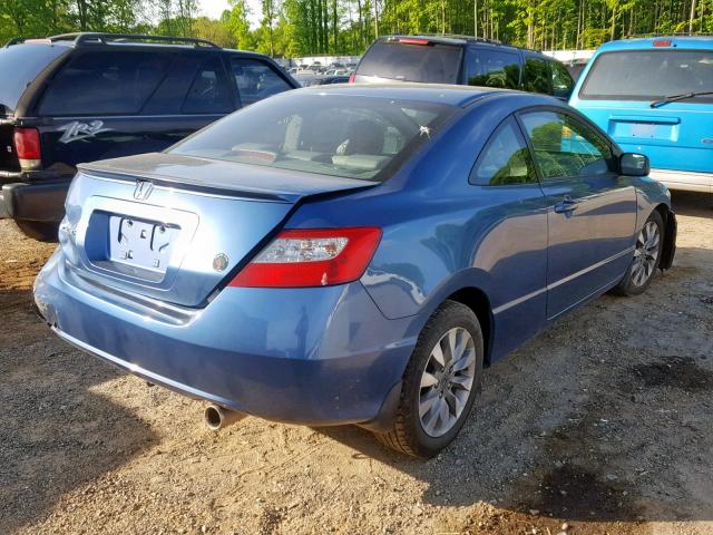 2HGFG1B95AH525271 - 2010 HONDA CIVIC EXL BLUE photo 4