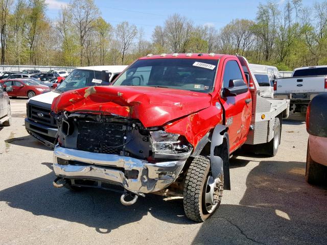 3C7WRLAL1DG598405 - 2013 RAM 4500 RED photo 2