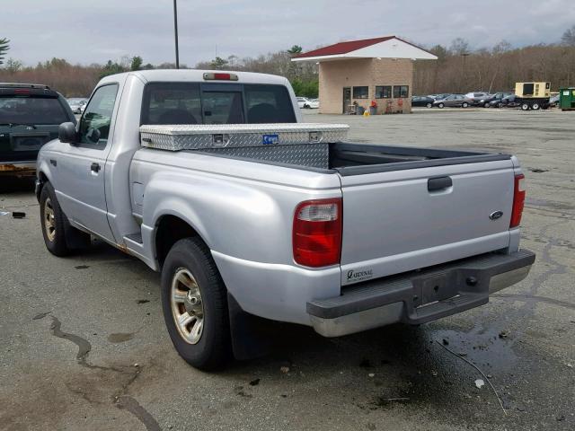 1FTYR10D02TA63523 - 2002 FORD RANGER SILVER photo 3