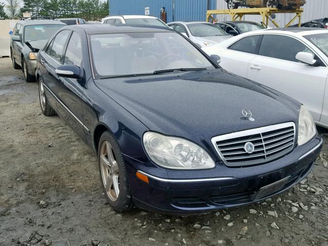 WDBNG84J85A459361 - 2005 MERCEDES-BENZ S 500 4MAT BLUE photo 1