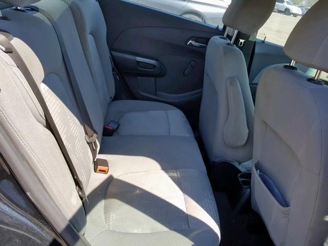 1G1JA5SH5C4212061 - 2012 CHEVROLET SONIC LS BLACK photo 6