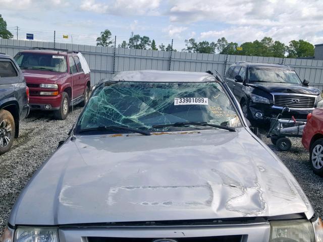 4F4YR46E53TM16963 - 2003 MAZDA B4000 CAB GRAY photo 9