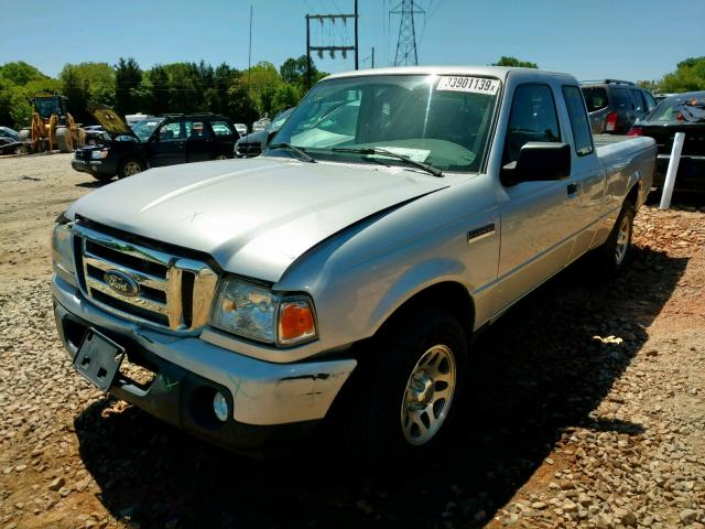 1FTKR1ED6APA73351 - 2010 FORD RANGER SUP SILVER photo 2