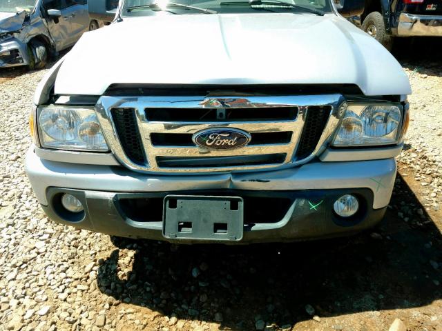 1FTKR1ED6APA73351 - 2010 FORD RANGER SUP SILVER photo 9