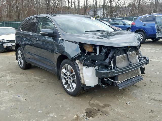 2FMPK4K87FBB87727 - 2015 FORD EDGE TITAN GRAY photo 1