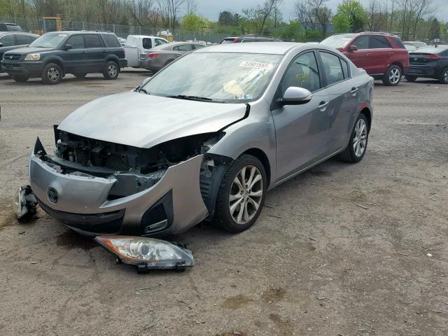 JM1BL1S64A1226237 - 2010 MAZDA 3 S GRAY photo 2