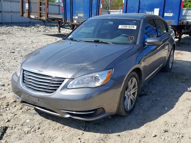 1C3CCBBG7CN130654 - 2012 CHRYSLER 200 TOURIN GRAY photo 2