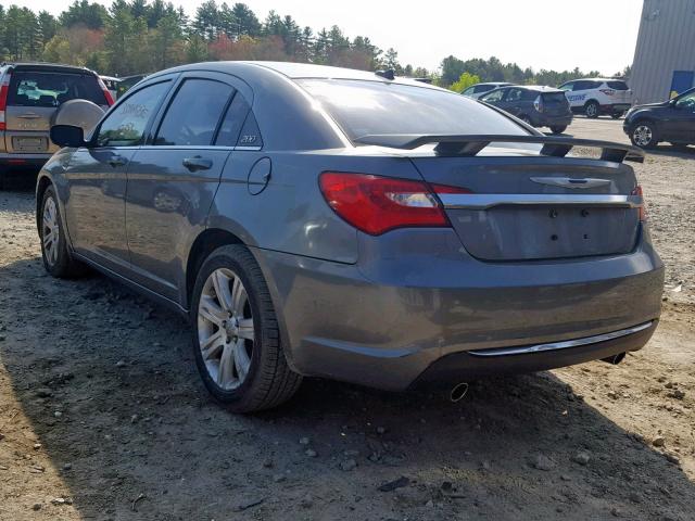 1C3CCBBG7CN130654 - 2012 CHRYSLER 200 TOURIN GRAY photo 3