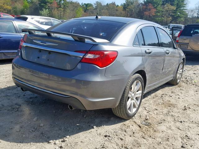 1C3CCBBG7CN130654 - 2012 CHRYSLER 200 TOURIN GRAY photo 4