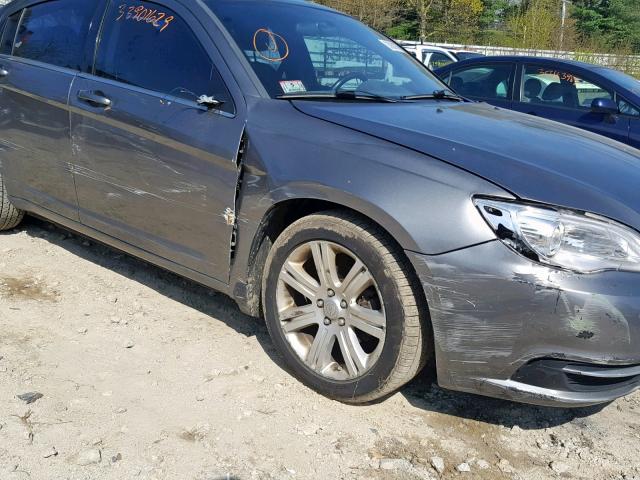 1C3CCBBG7CN130654 - 2012 CHRYSLER 200 TOURIN GRAY photo 9