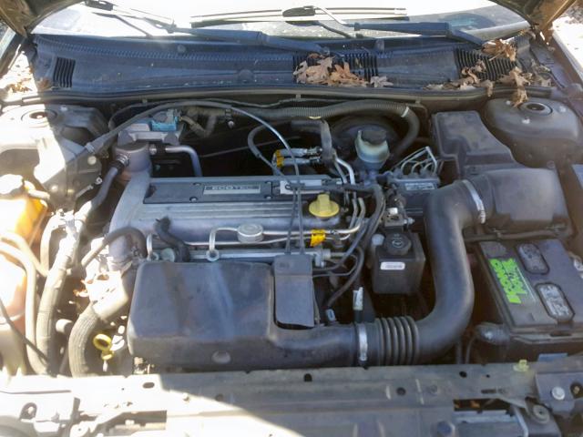 1G1JH52F727270969 - 2002 CHEVROLET CAVALIER L BLACK photo 7