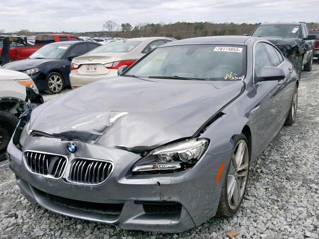 WBA6A0C50DDZ03503 - 2013 BMW 640 I GRAY photo 2