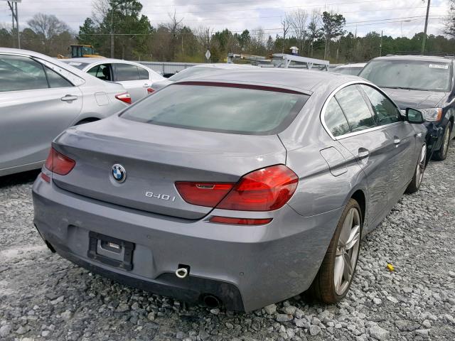 WBA6A0C50DDZ03503 - 2013 BMW 640 I GRAY photo 4