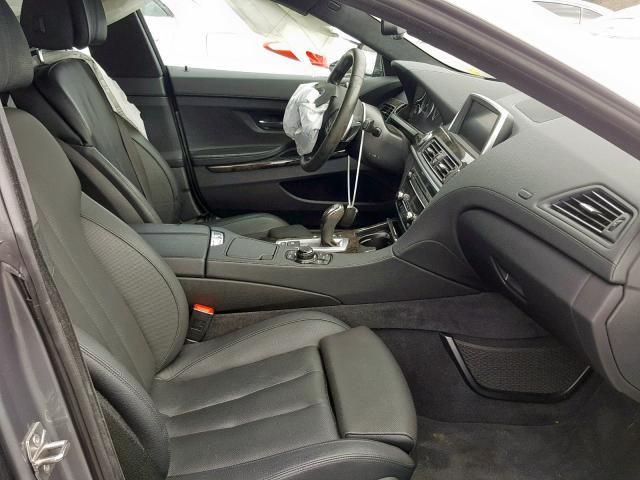 WBA6A0C50DDZ03503 - 2013 BMW 640 I GRAY photo 5