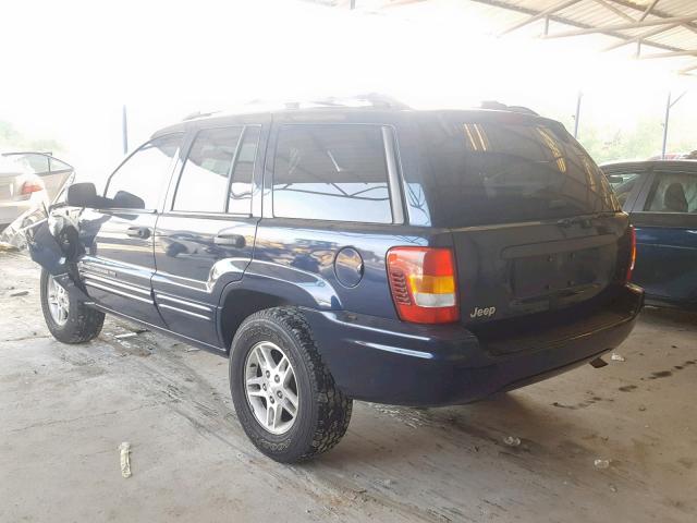 1J4GX48S24C436368 - 2004 JEEP GRAND CHER BLUE photo 3