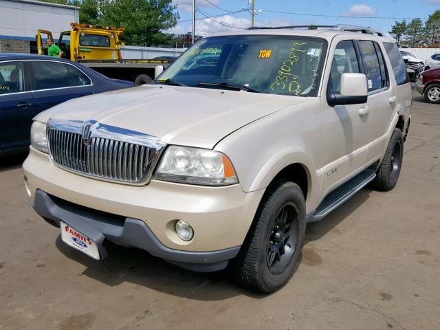 5LMEU88H15ZJ04222 - 2005 LINCOLN AVIATOR 奶油色 照片 2