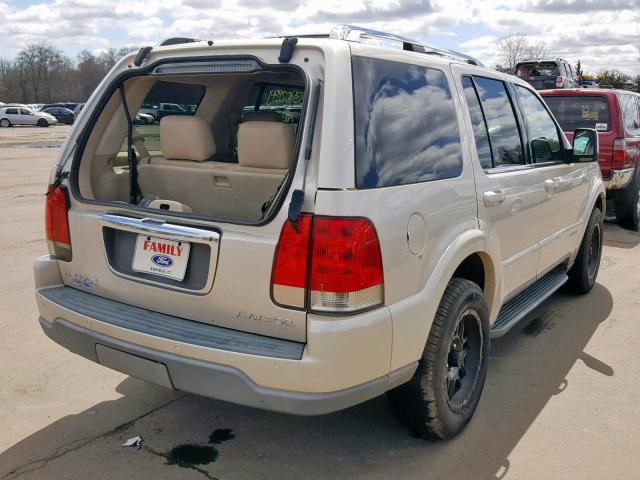 5LMEU88H15ZJ04222 - 2005 LINCOLN AVIATOR 奶油色 照片 4