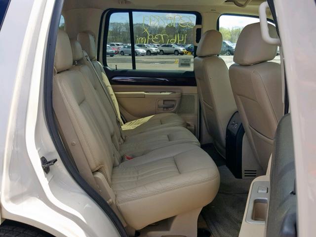 5LMEU88H15ZJ04222 - 2005 LINCOLN AVIATOR 奶油色 照片 6