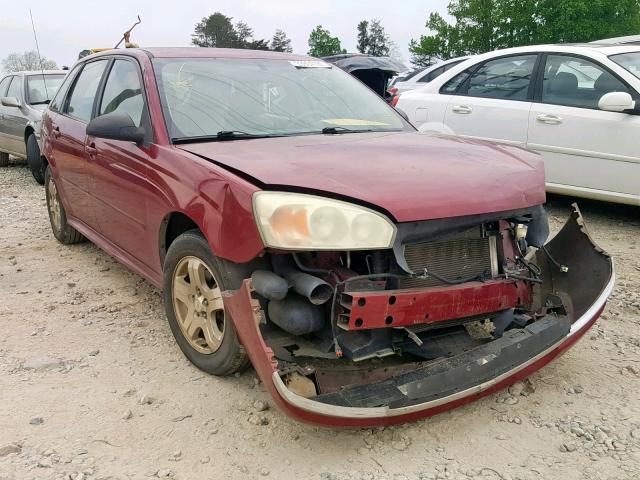 1G1ZU64844F185700 - 2004 CHEVROLET MALIBU MAX ბურგუნდია ფოტო 1