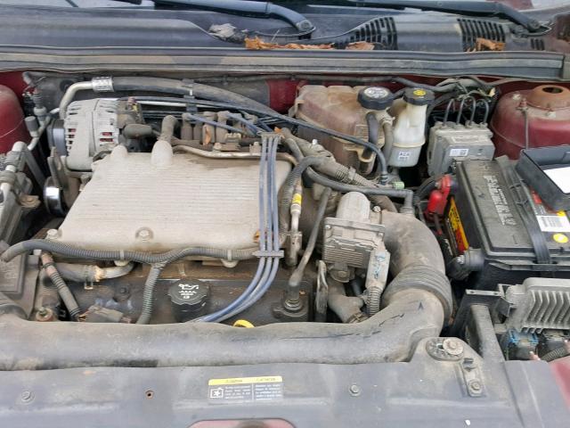 1G1ZU64844F185700 - 2004 CHEVROLET MALIBU MAX ბურგუნდია ფოტო 7