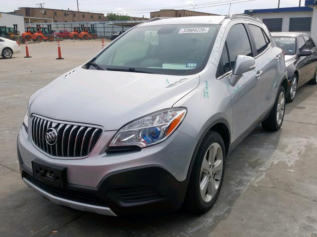 KL4CJASB7GB613885 - 2016 BUICK ENCORE SILVER photo 2