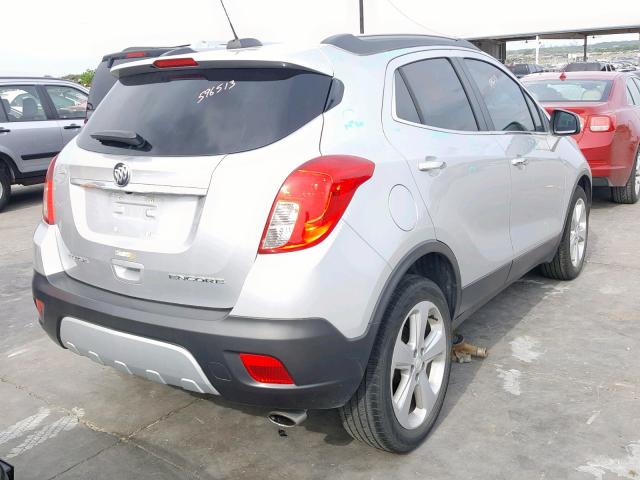 KL4CJASB7GB613885 - 2016 BUICK ENCORE SILVER photo 4