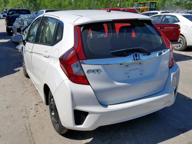 JHMGK5H79GX030508 - 2016 HONDA FIT EX WHITE photo 3